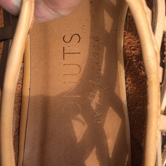 Coconuts by Matisse Gimlet Woven Oxfords shoes lace up beige boho Size 6.5M - Picture 9 of 10